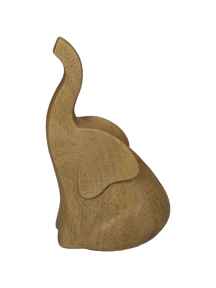 Kersten Figurka dekoracyjna "Elephant" w kolorze jasnobrązowym - 11 x 8 x 18 cm rozmiar: onesize