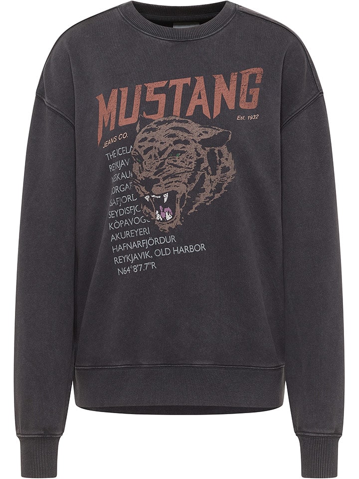 Mustang Bluza w kolorze antracytowym rozmiar: M