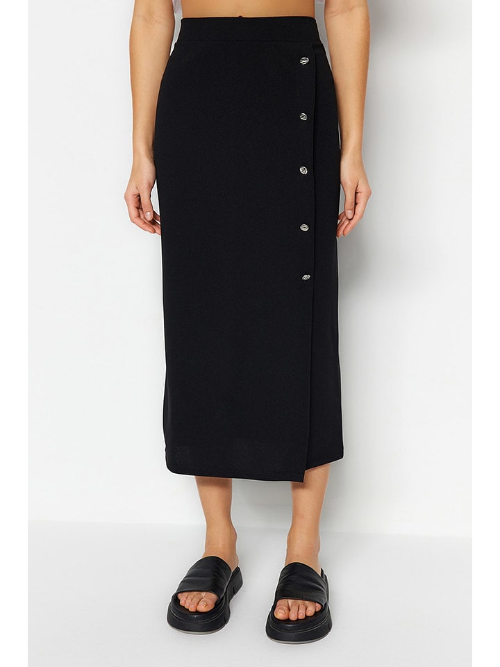 trendyol Spódnica w kolorze czarnym rozmiar: XS