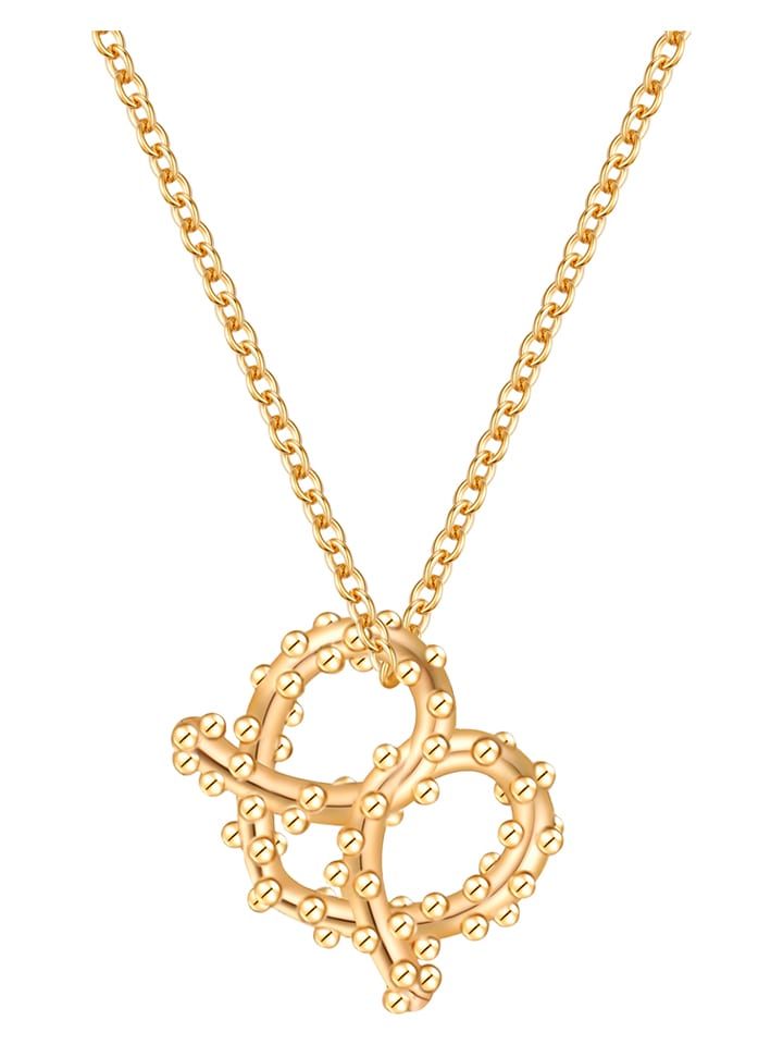 Glanzstücke München Pozłacany naszyjnik z zawieszką - dł. 40 cm rozmiar: onesize