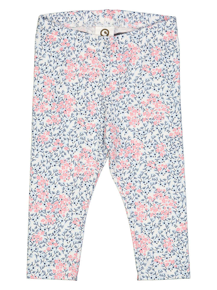 müsli Legginsy w kolorze jasnoróżowo-błękitno-białym rozmiar: 98