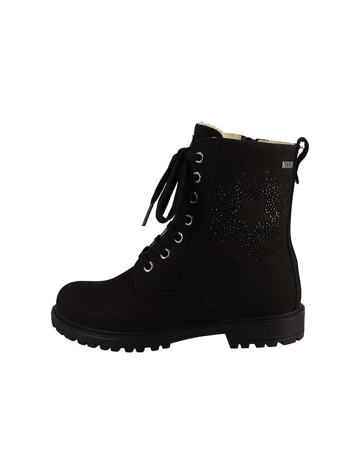 Lurchi Skórzane botki "Indira" w kolorze czarnym rozmiar: 41