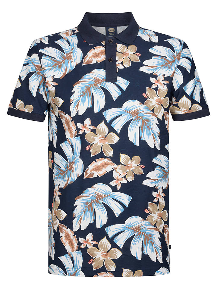 Petrol Industries Koszulka polo w kolorze granatowym rozmiar: XXL