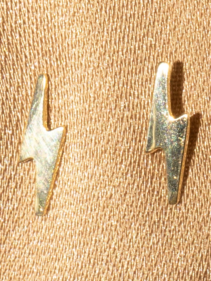 L instant d Or Złote kolczyki-wkrętki "Eclair doré" rozmiar: onesize