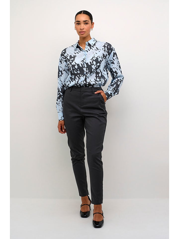 Kaffe Spodnie chino "Loraine" w kolorze antracytowym rozmiar: 46