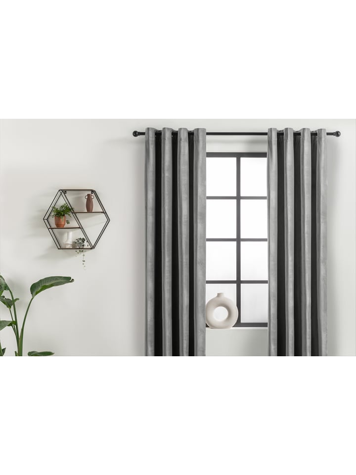 Lifa Living Zasłona w kolorze szarym rozmiar: 150x250 cm