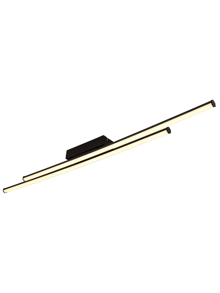 Globo lighting Lampa sufitowa LED "Kirina" w kolorze czarnym - 110 x 6,6 x 6 cm rozmiar: onesize