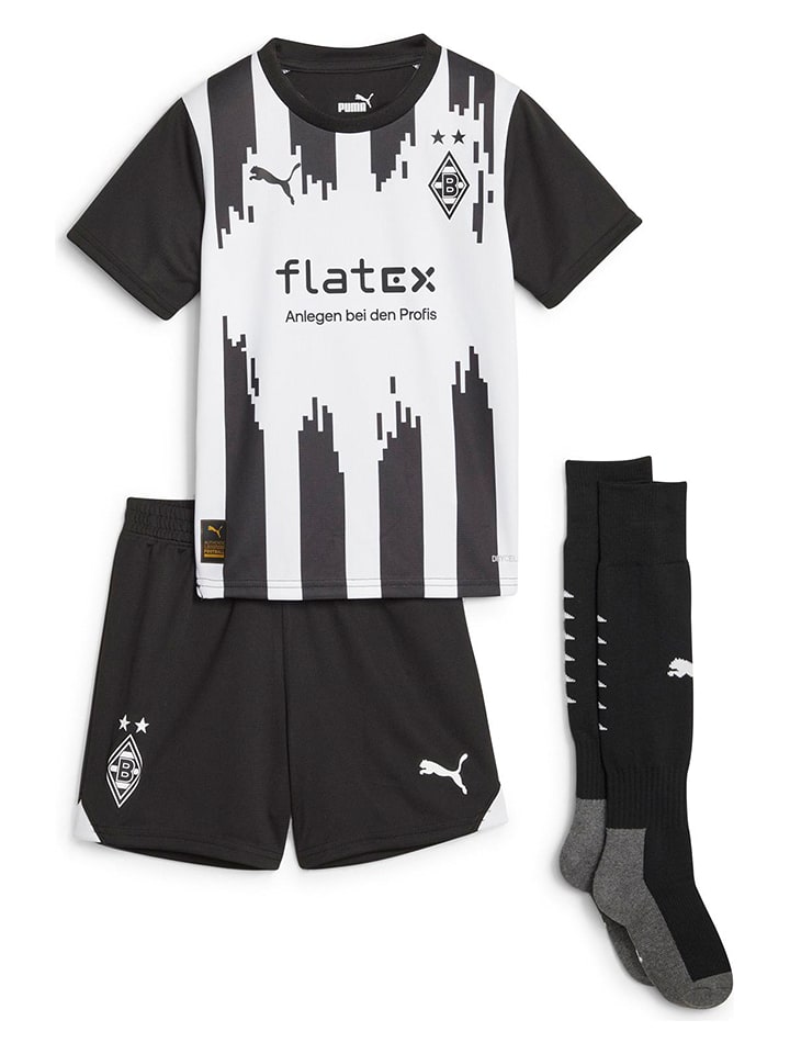 Puma Strój sportowy "BMG" w kolorze czarno-białym rozmiar: 92