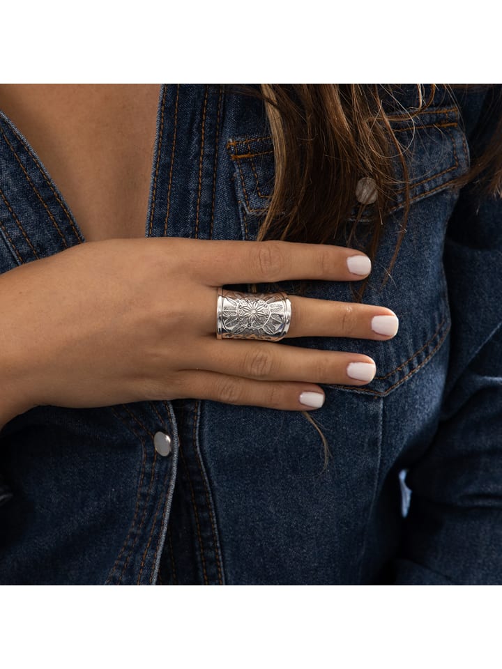 AMAZONIA Srebrny pierścionek "Balam" rozmiar: 54