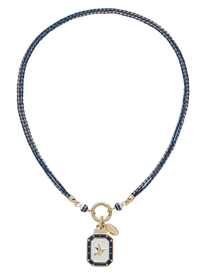 U.S. Polo Assn. Naszyjnik z kryształami - dł. 38 cm rozmiar: onesize