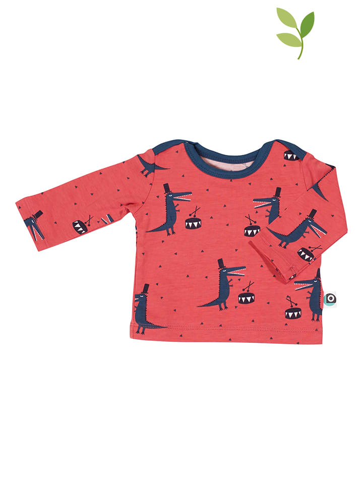 ONNOLULU Koszulka "Croco" w kolorze koralowym rozmiar: 86/92