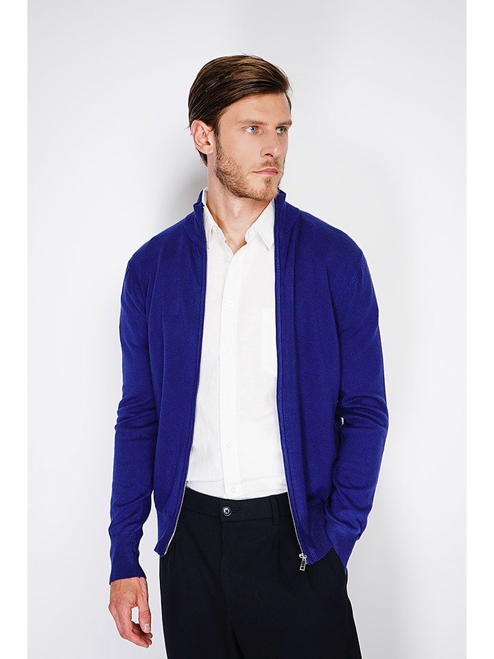 William de Faye Kardigan w kolorze niebieskim rozmiar: 48