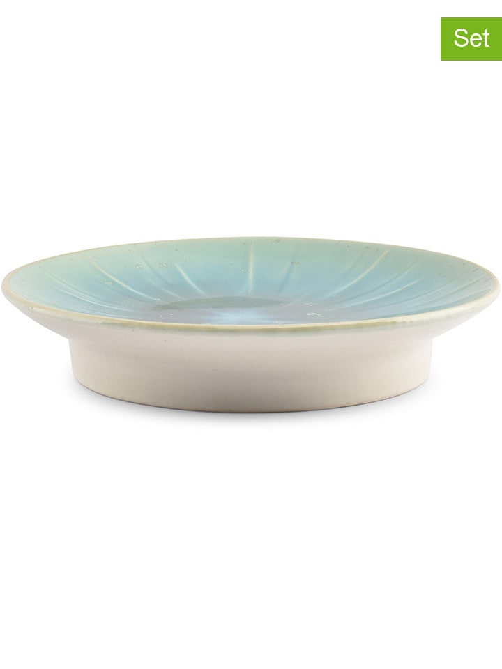 Salt and Pepper Talerze (4 szt.) "Eclipse" w kolorze turkusowym na pieczywo - Ø 18 cm rozmiar: onesize