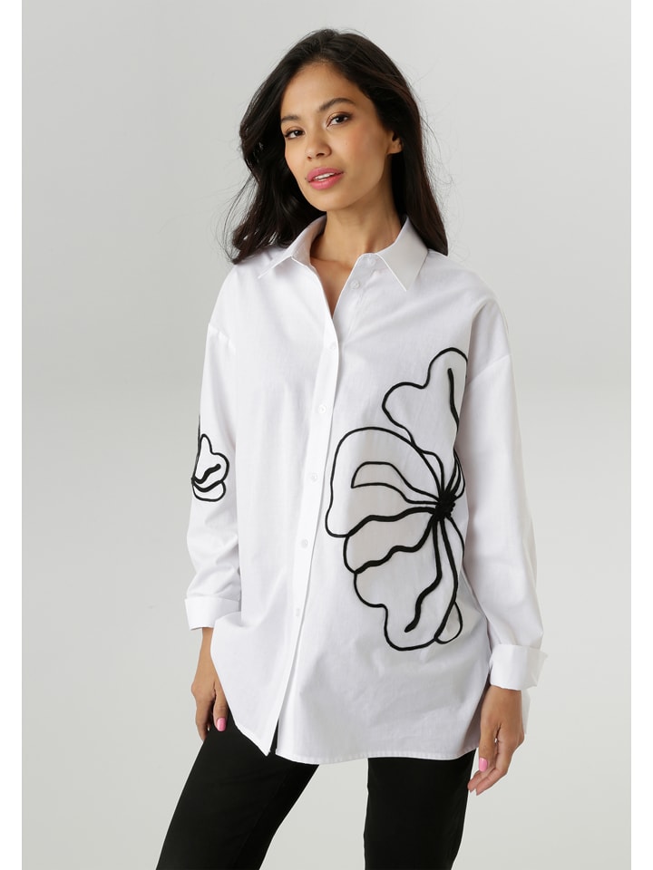 Aniston Koszula w kolorze białym rozmiar: 40