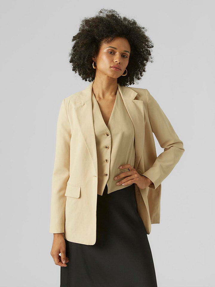 Vero Moda Blezer w kolorze beżowym rozmiar: XS