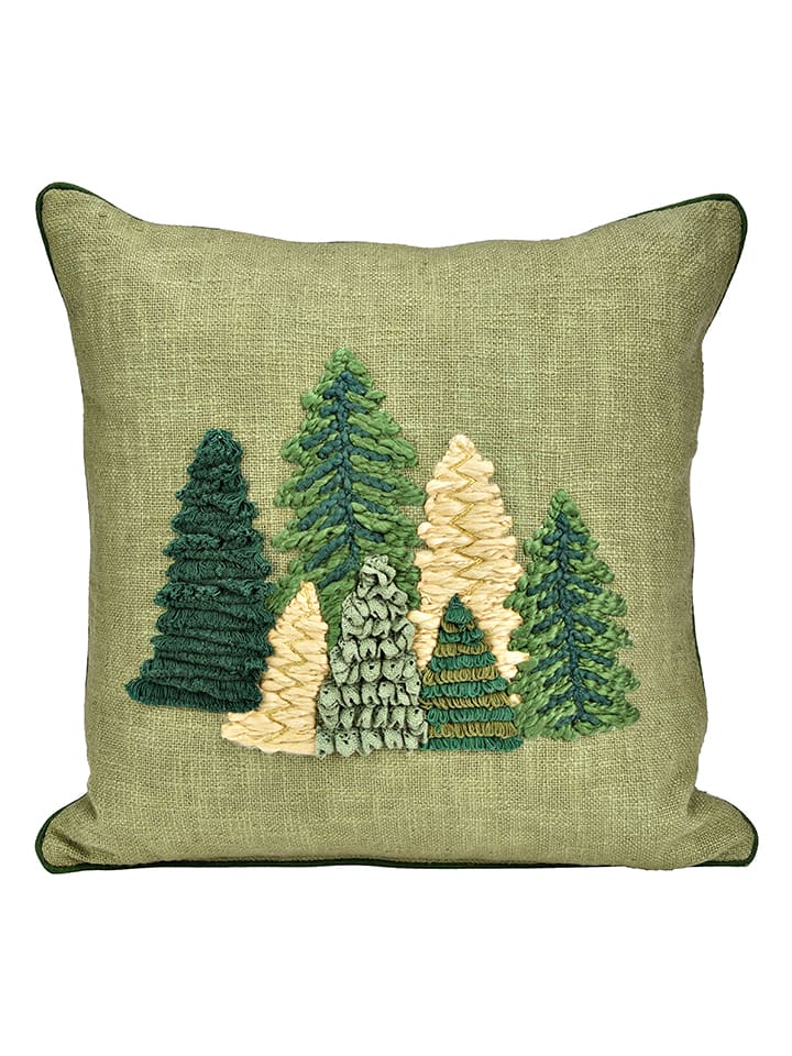 G. Wurm Poszewka "Christmas Tree" w kolorze zielonym na poduszkę - 45 x 45 cm rozmiar: onesize