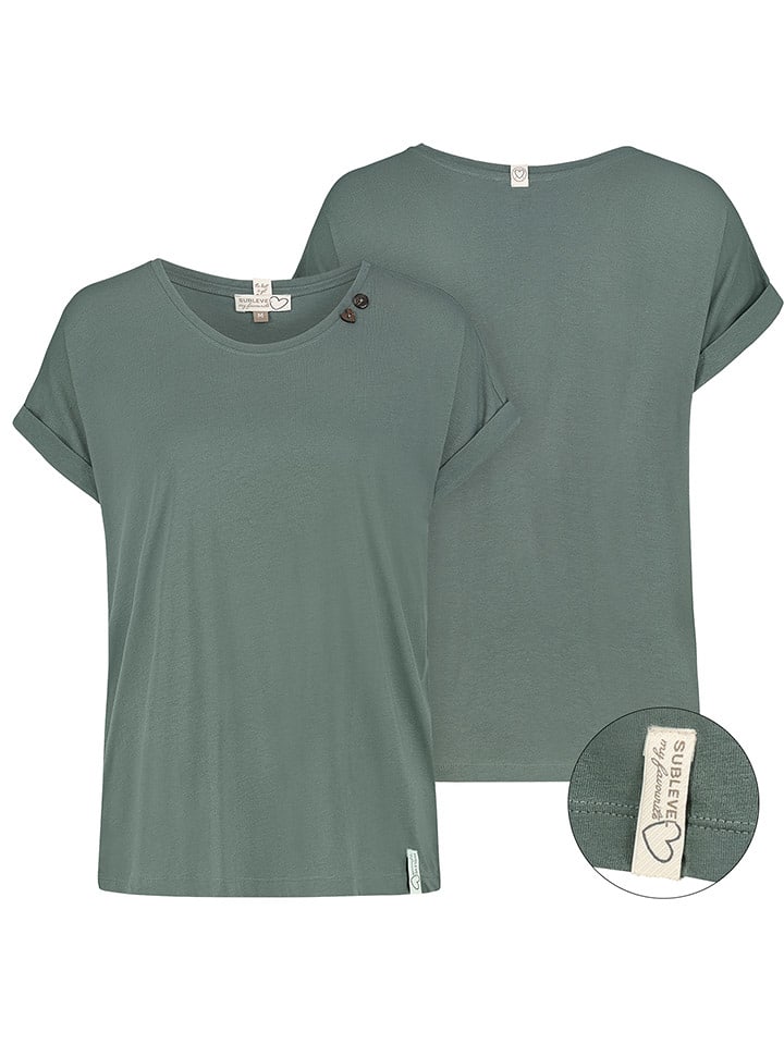 Sublevel Koszulka w kolorze zielonym rozmiar: XL