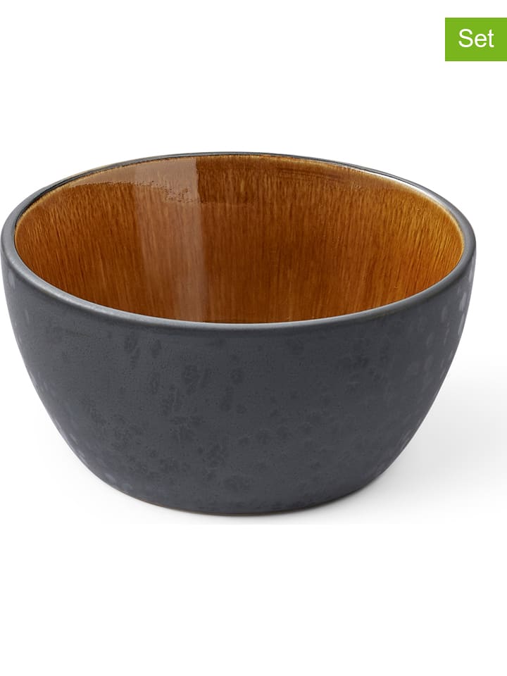 Bitz Miski (4 szt.) w kolorze bursztynowo-czarnym - Ø 12,5 cm rozmiar: onesize