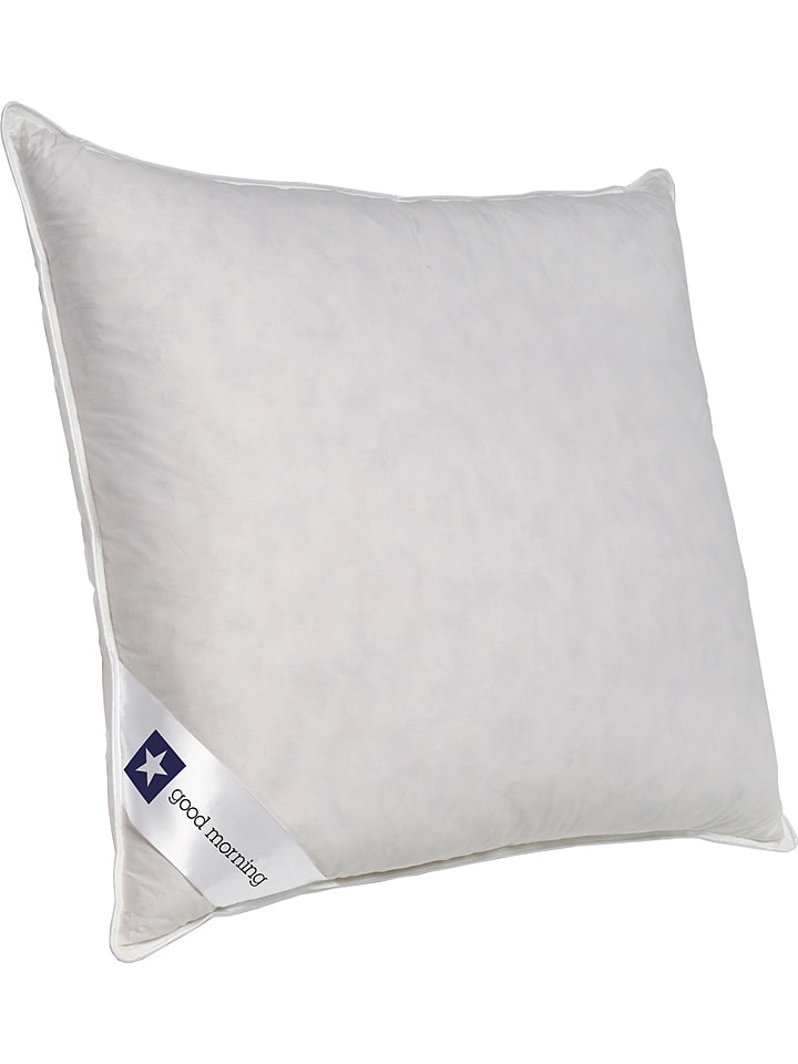 Good Morning Poduszka w kolorze kremowym rozmiar: 80x80 cm