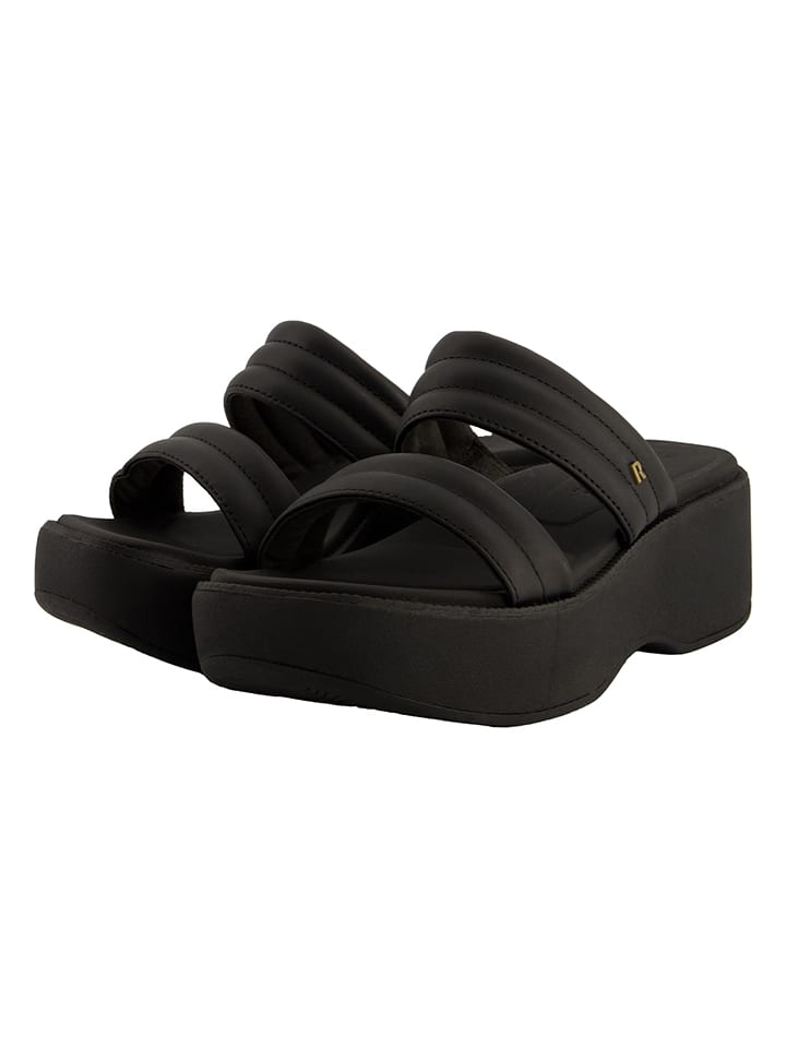 Reef Klapki "Lofty Lux Hi" w kolorze czarnym na platformie rozmiar: 37,5