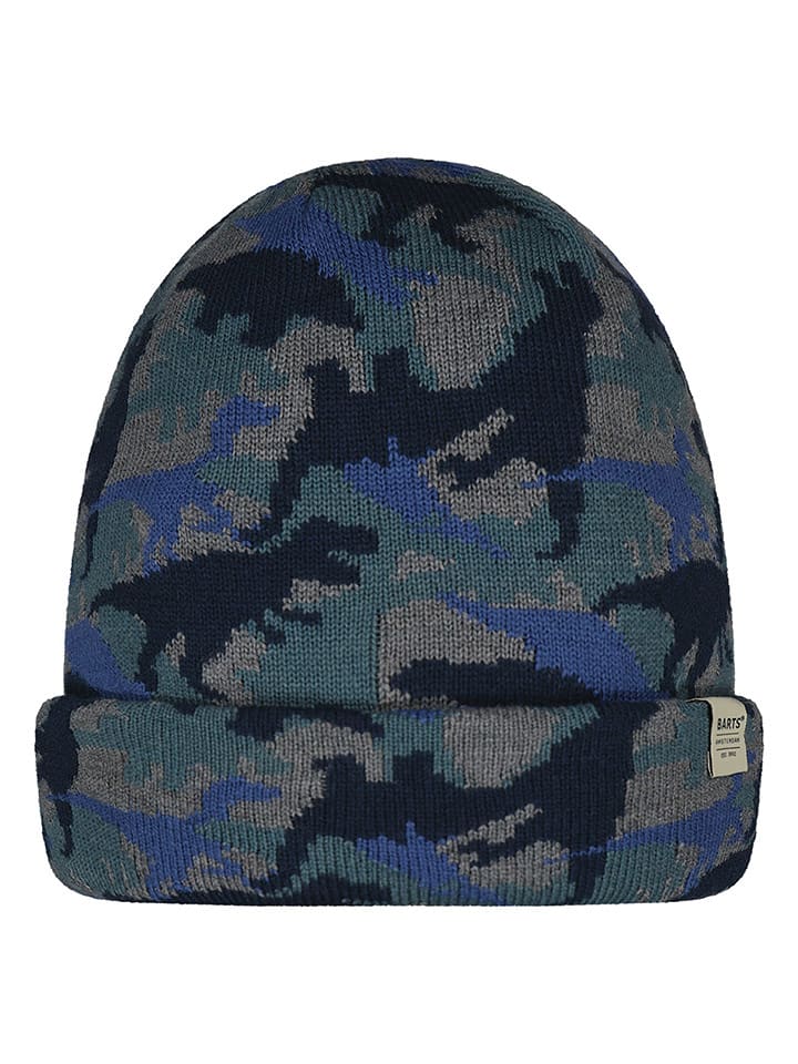 Barts Czapka "Jeremiah" w kolorze granatowo-zielonym rozmiar: 53-55 cm