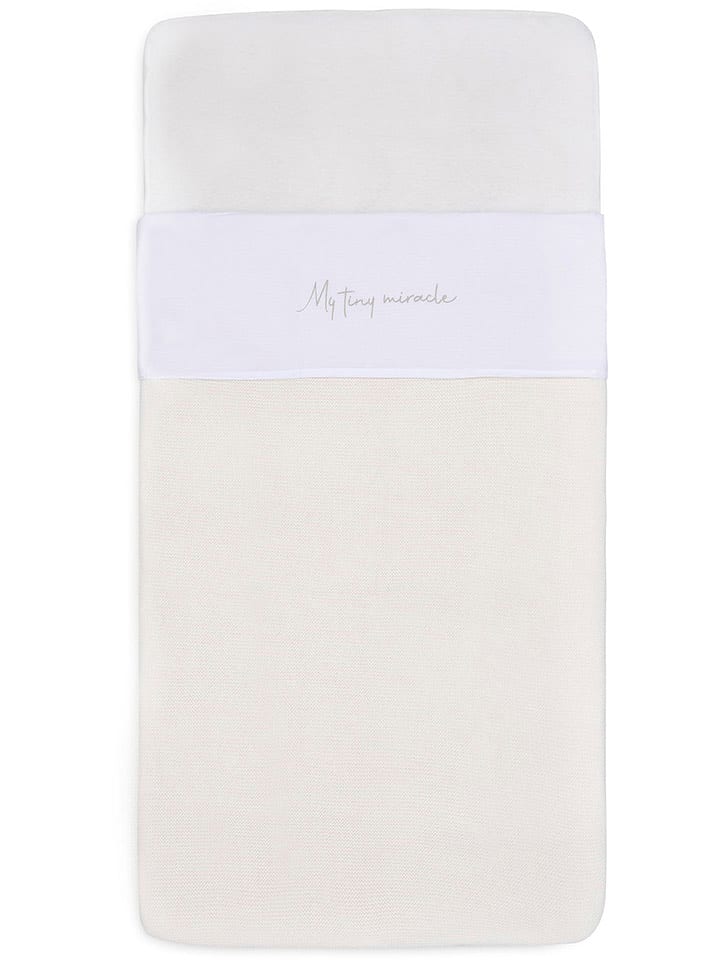 Jollein Prześcieradło w kolorze kremowym - 100 x 75 cm rozmiar: onesize