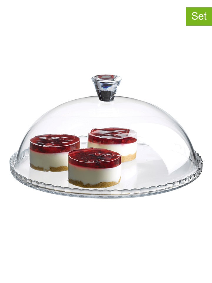 Trendy Kitchen by EXCÉLSA 2-częściowy zestaw do serwowania - wys. 26,2 x Ø 32,2 cm rozmiar: onesize