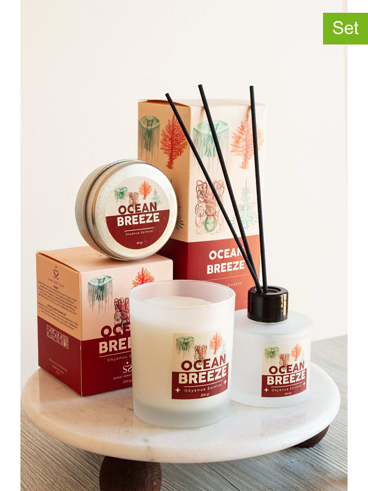 Lucky Bees 3-częściowy zestaw "Ocean Breeze" rozmiar: onesize