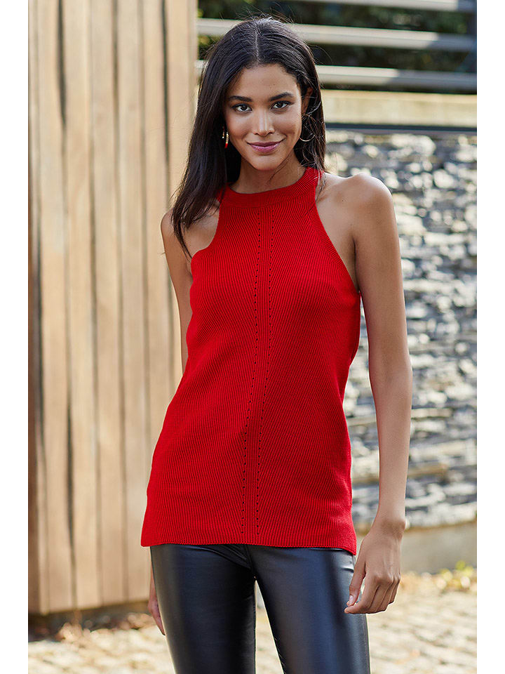 Milan Kiss Top w kolorze czerwonym rozmiar: L