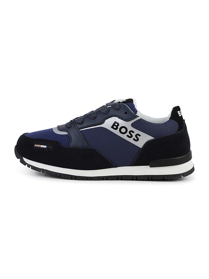 Hugo Boss Kids Sneakersy w kolorze niebiesko-czarnym rozmiar: 28