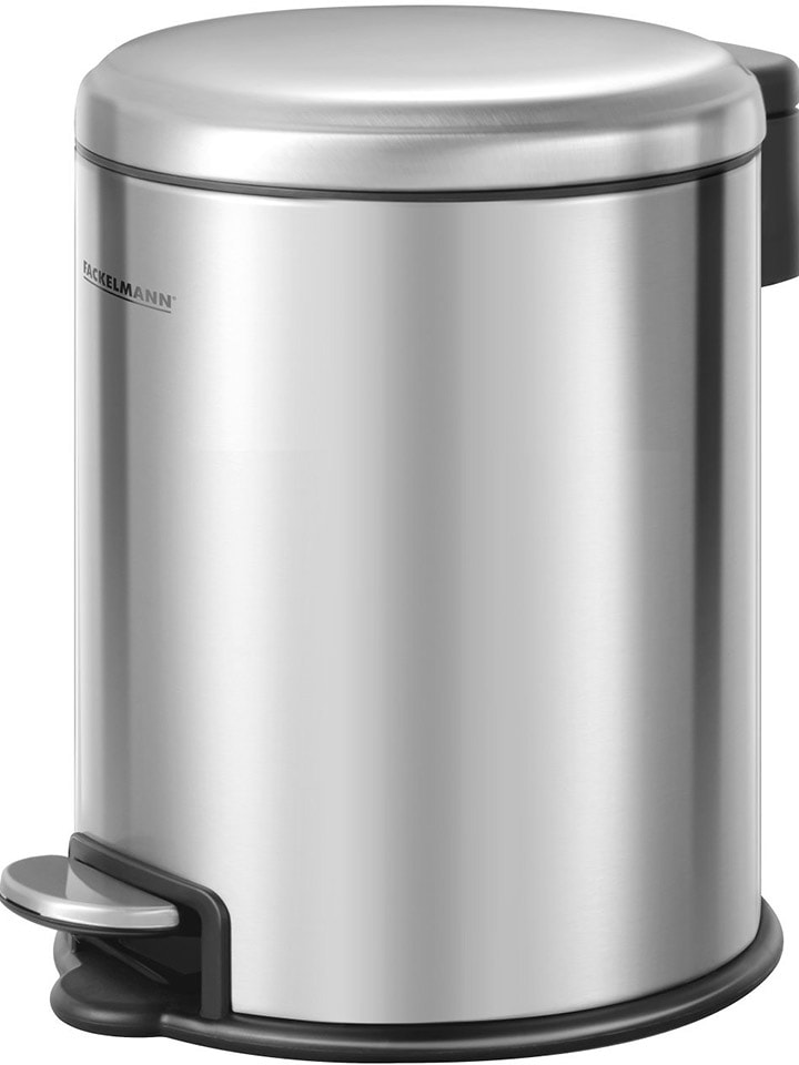 Fackelmann Kosz "Milano" w kolorze srebrnym na śmieci - 3 l rozmiar: onesize