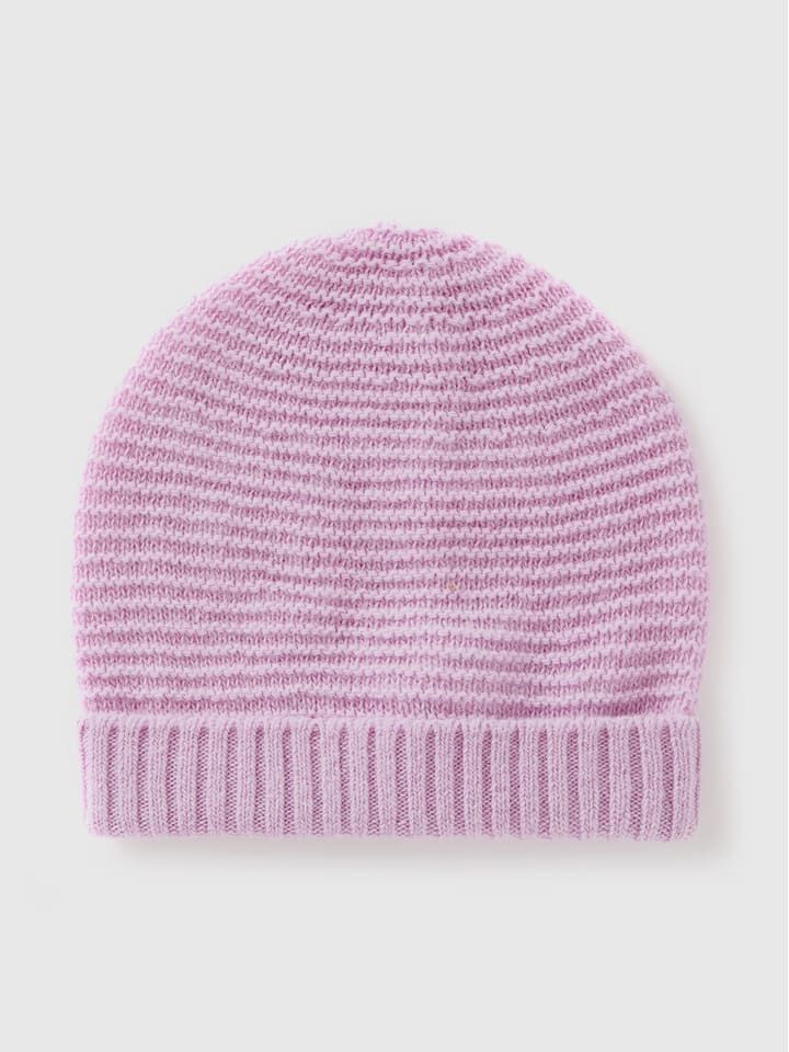 Benetton Czapka w kolorze fioletowym rozmiar: 104