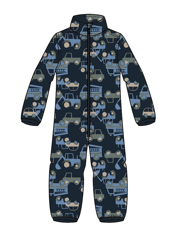 name it Kombinezon polarowy w kolorze granatowym ze wzorem rozmiar: 86