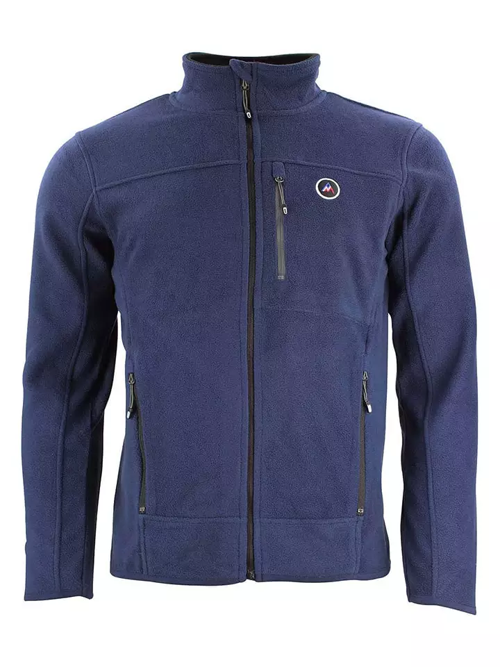 Peak Mountain Kurtka polarowa "Calonor" w kolorze granatowym rozmiar: XL