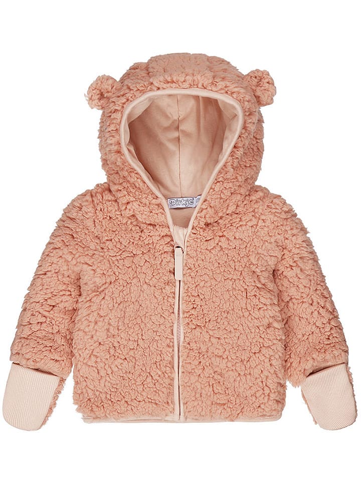 Dirkje Kurtka pluszowa w kolorze jasnoróżowym rozmiar: 68