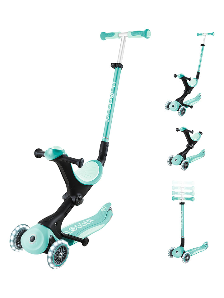 GLOBBER Pojazd "Go-Up Deluxe" w kolorze miętowym dla dzieci - 18 m+ rozmiar: onesize