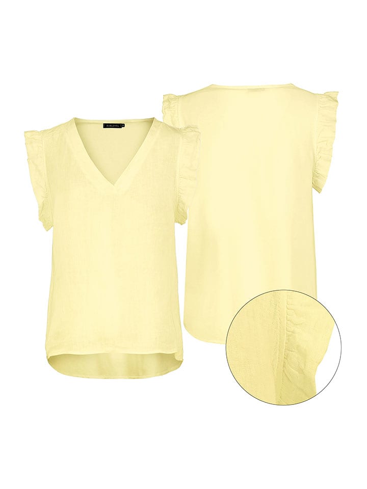 Eight2Nine Bluzka w kolorze żółtym rozmiar: M/L