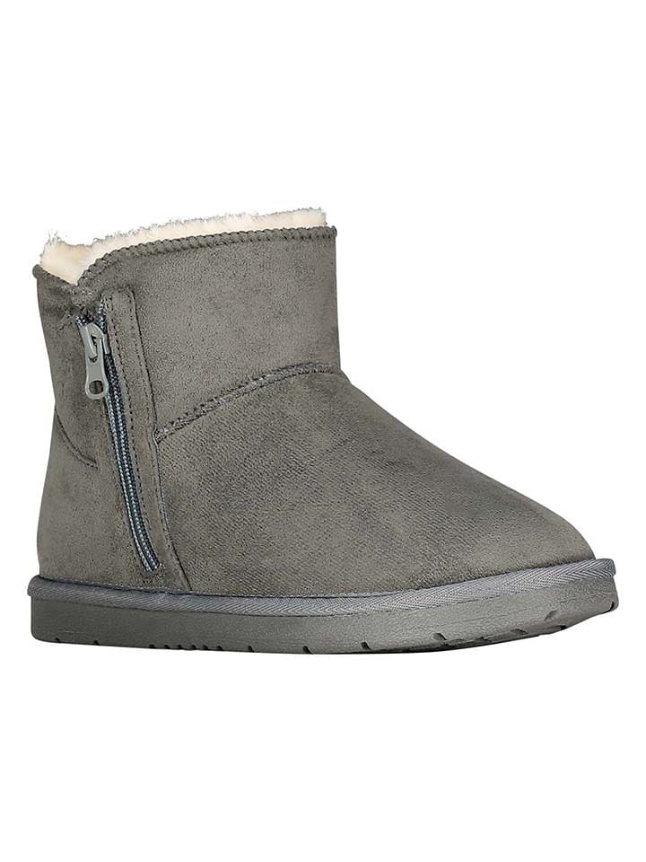 Geographical Norway Botki zimowe "Ozipnat" w kolorze szarym rozmiar: 36