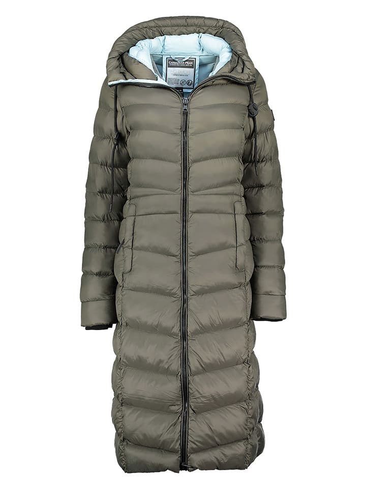 Canadian Peak Płaszcz zimowy "Berangereak" w kolorze khaki rozmiar: L