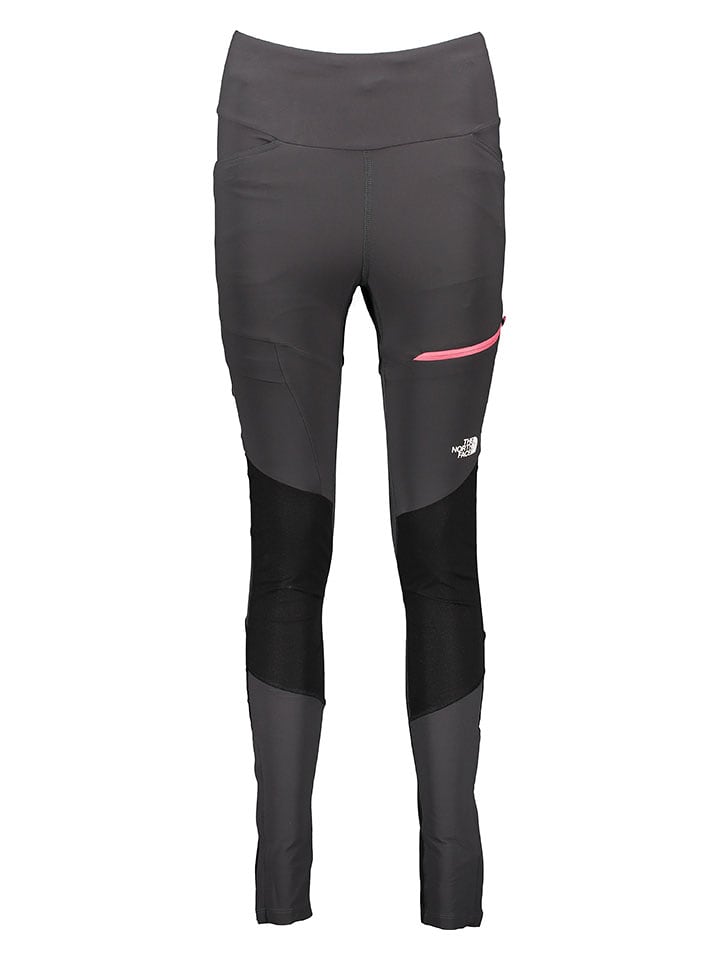 The North Face Legginsy turystyczne w kolorze czarno-szarym rozmiar: 42