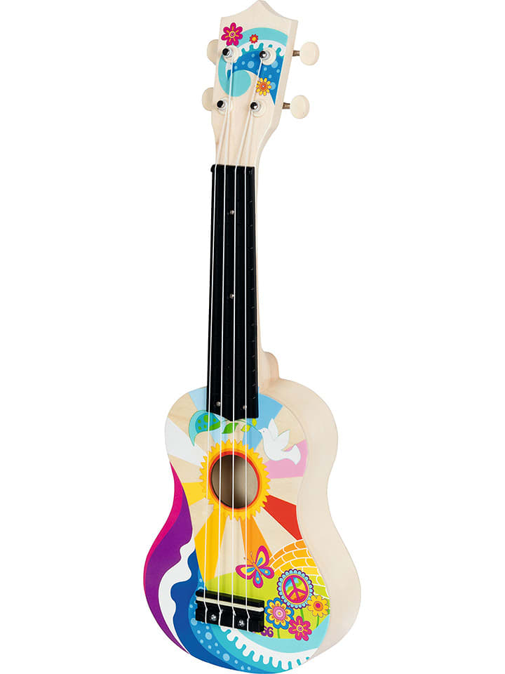 Goki Ukulele "Flower Power" ze wzorem - 5+ rozmiar: onesize