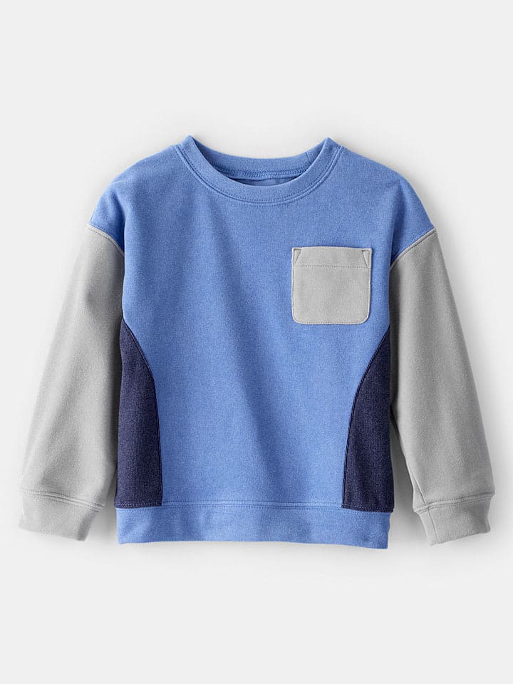 carter's Bluza w kolorze szaro-granatowo-niebieskim rozmiar: 104