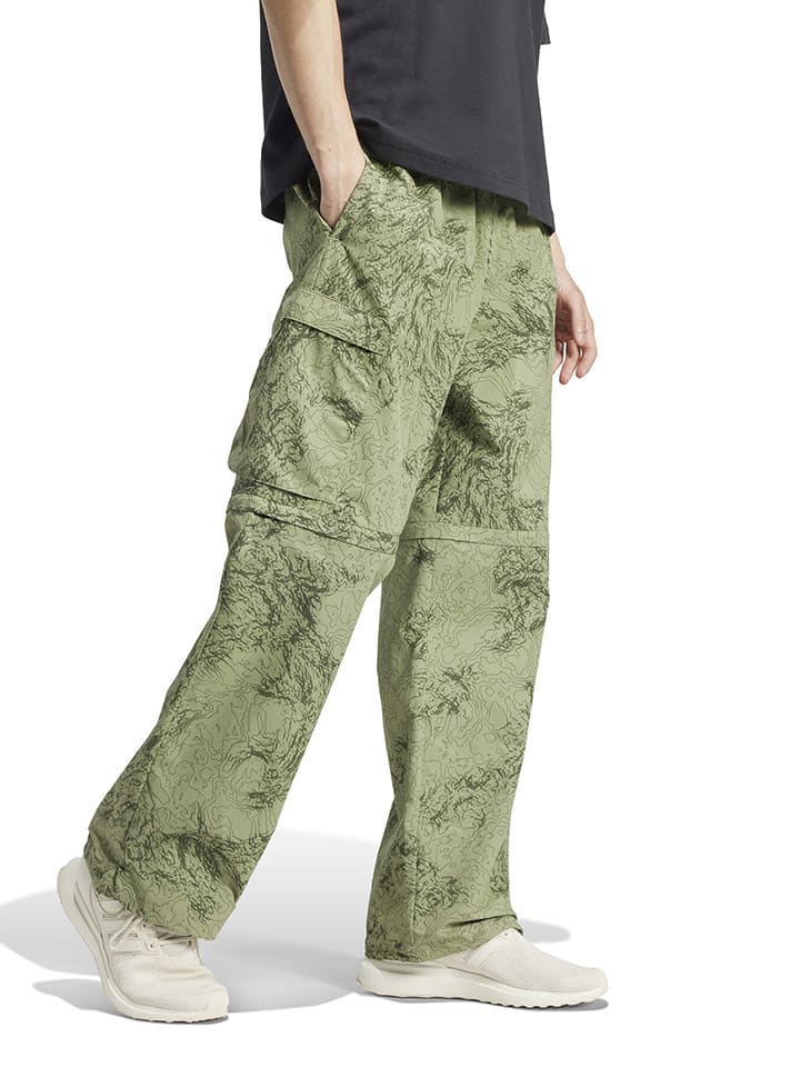 adidas Bojówki "Escape City" w kolorze zielonym rozmiar: M