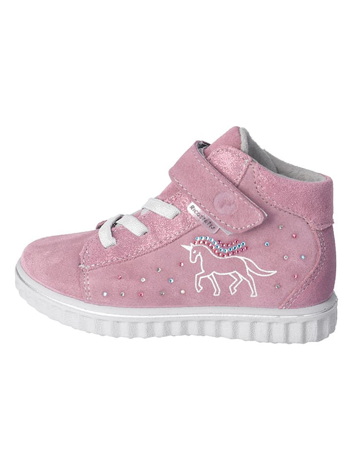 Ricosta Skórzane botki "Jeannie" w kolorze jasnoróżowym rozmiar: 29