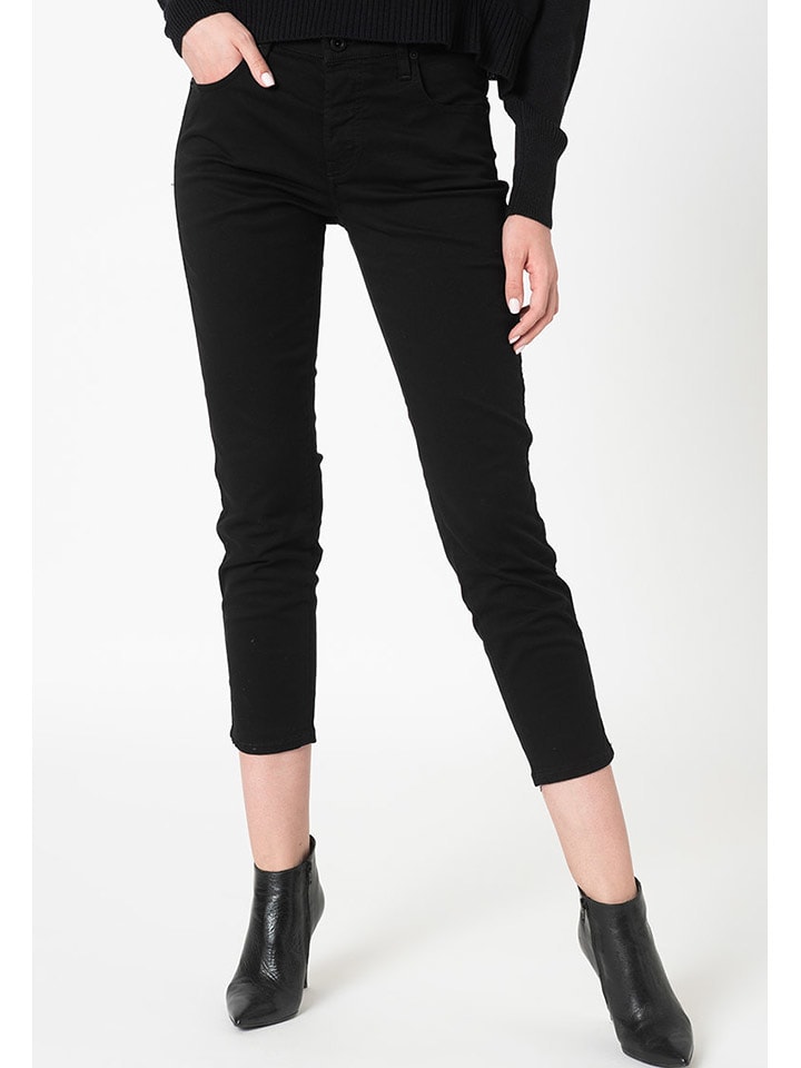 Diesel Clothes Spodnie "Babhila" w kolorze czarnym rozmiar: W25/L30