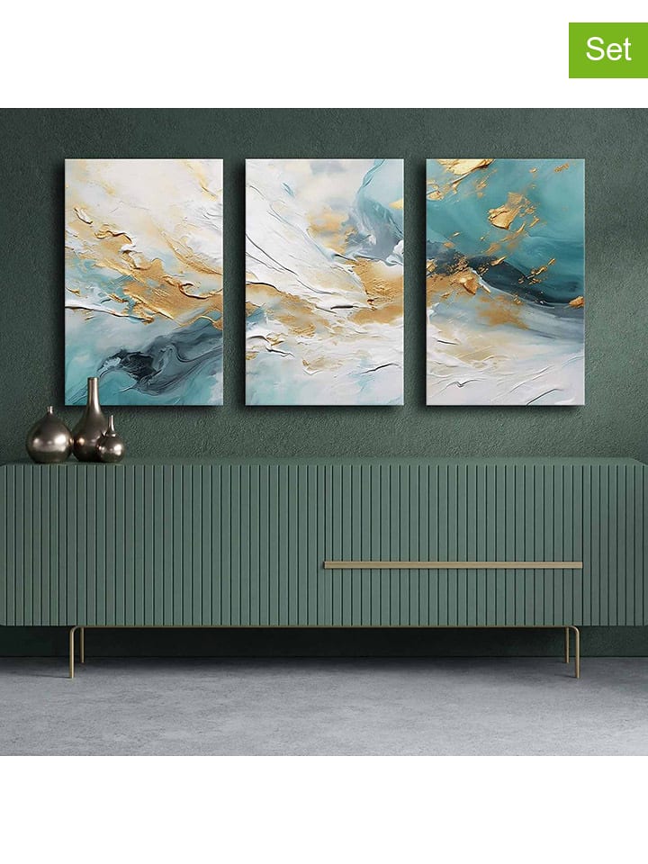 ABERTO DESIGN Druki (3 szt.) na płótnie - 70 x 45 cm rozmiar: onesize