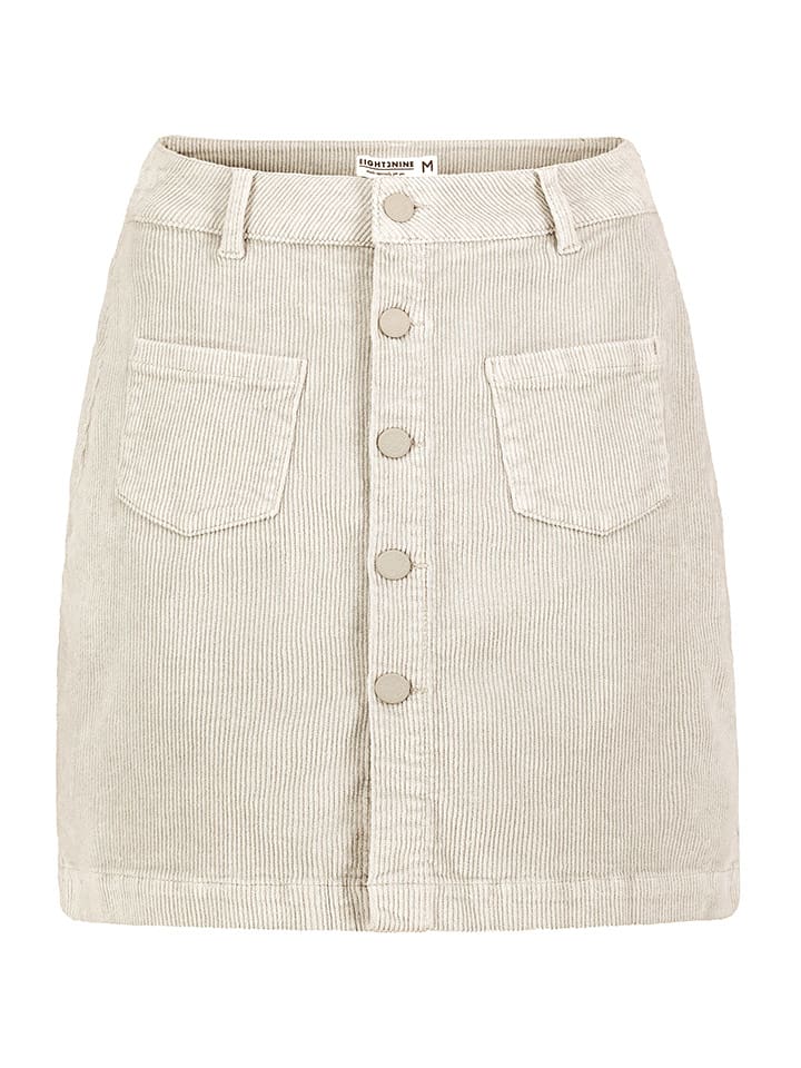 Sublevel Spódnica sztruksowa w kolorze kremowym rozmiar: M