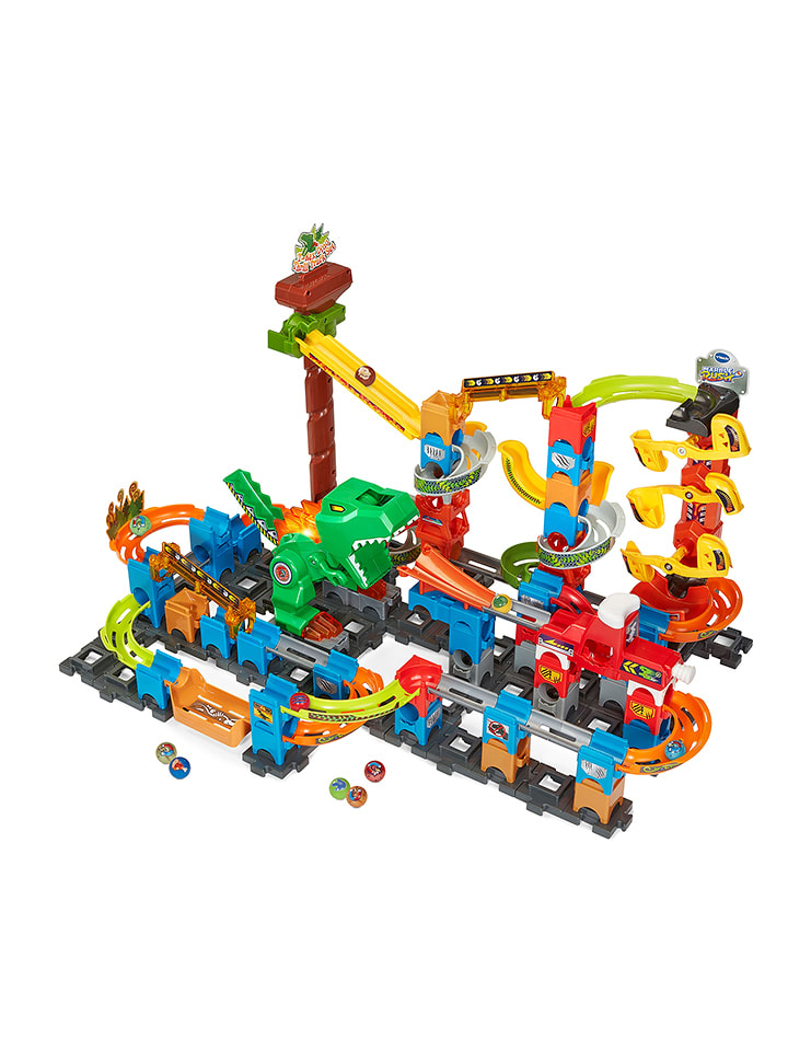 V-Tech Tor kulkowy "Marble Rush - Dino Adventure Magnetic Set" - 4+ rozmiar: onesize