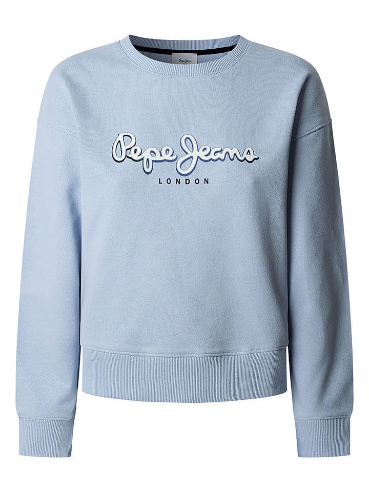 Pepe Jeans Bluza "Maddy" w kolorze błękitnym rozmiar: L