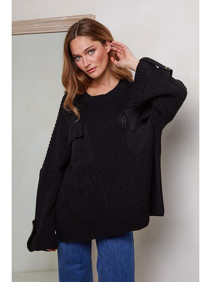 Joséfine Sweter w kolorze czarnym rozmiar: M